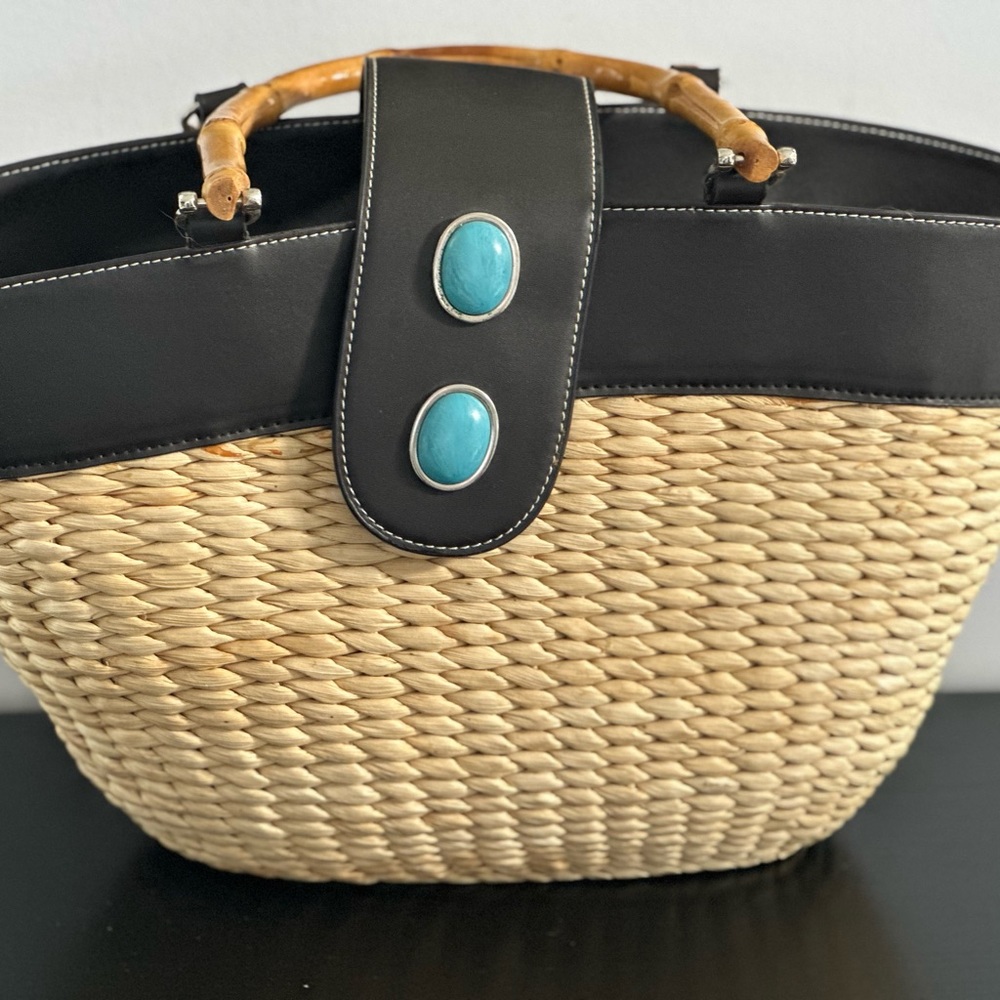 🎈SALE🎈ANN TAYLOR LOFT Wicker Purse beautiful